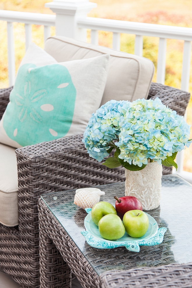 Turquoise outdoor decor ideas