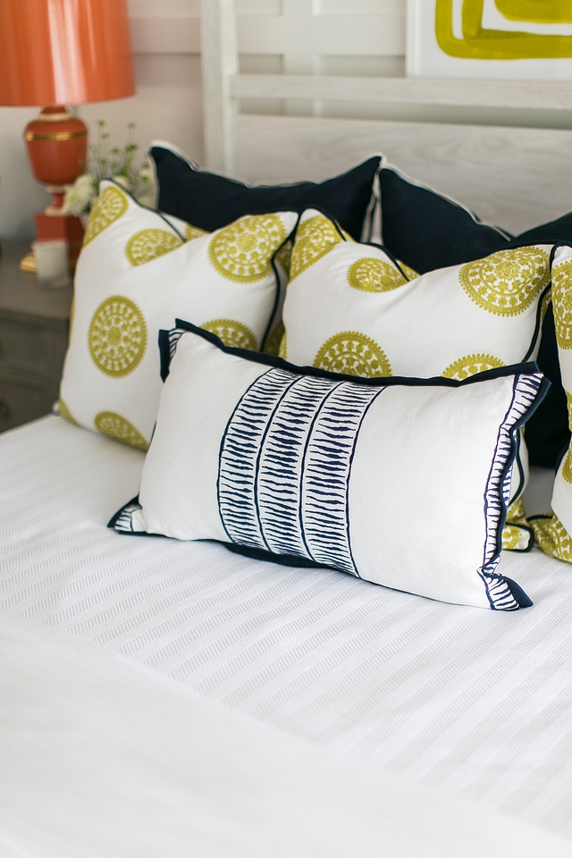 Beach Club Stripe Pillow — COASTAL DECOR + DESIGN | Fair Haven, NJ  Full-Service Interior Design