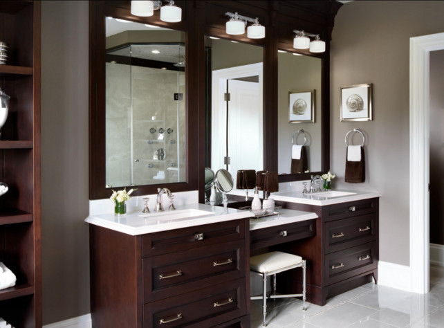 Bathroom Vanity. Bathoom Vanity Design. #BathroomVanity #BathroomDesign #Vanity Designed by Jane Lockhart.