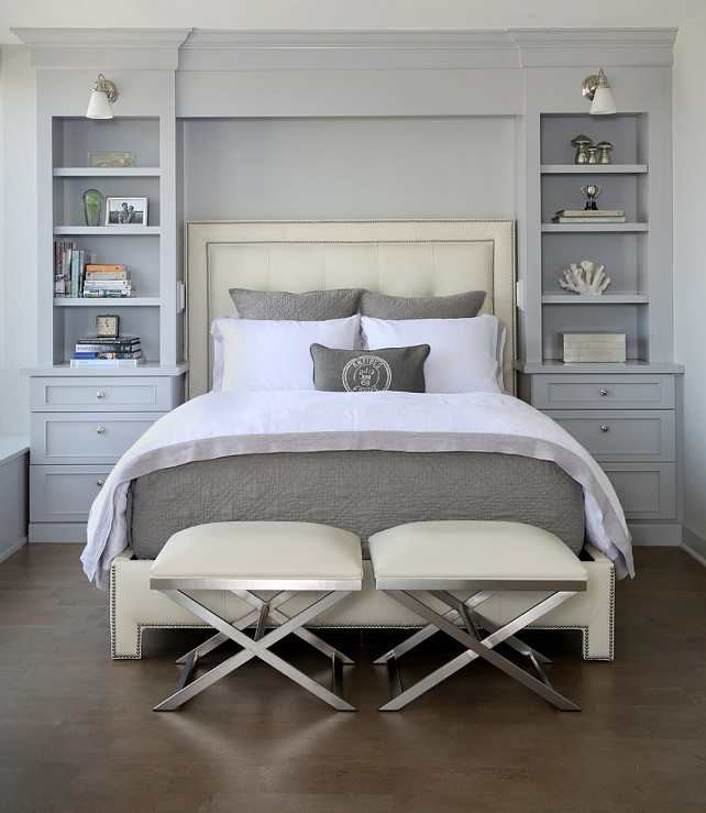 Bedroom Design. Bedroom Decor. The benches and the bed in this bedroom are from Ethan Allen. Bedroom. Normandy Remodeling.
