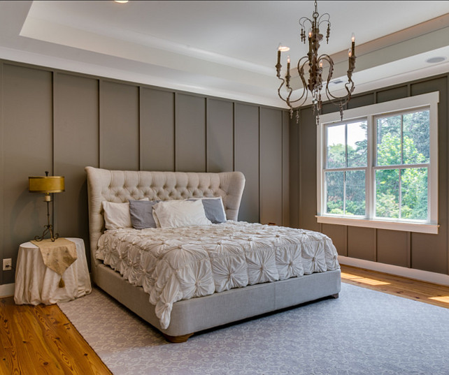Bedroom. Bedroom Ideas. Bed is the Churchill Fabric Sleigh bed without footboard from Restoration Hardware. #Bedroom #Bed #BedroomDesign