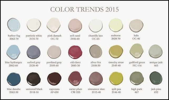 Benjamin Moore 2015 Paint Color Trends. New Benjamin Moore 2015 Paint Color Trends. #BenjaminMoore #2015 #PaintColorTrends.