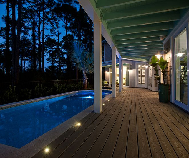 Deck Pool. Inspiring Deck Pool Design. #Pool #Deck #Porch