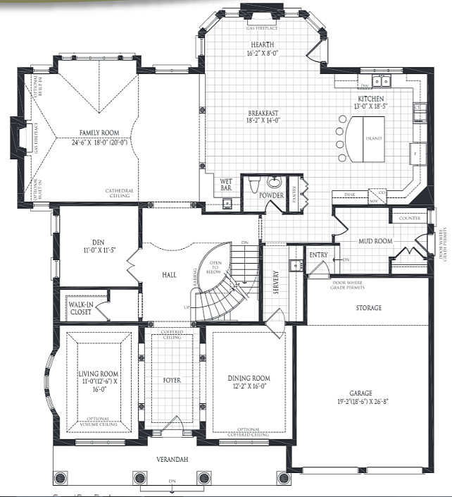 House Floorplan. Practical Family Home Floorplan Ideas. #Floorplan #HomesFloorPlan #FloorplanIdeas #FamilyHomeFloorplan Designed by Kylemore Communities Custom Homes.