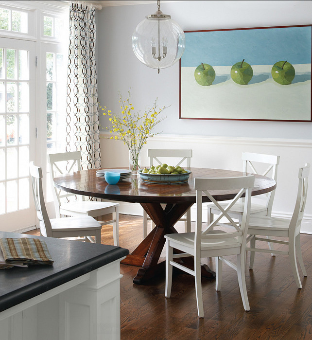 Dining Area. Dining Area Ideas. The table in this dining area is the Ethan Allen Gilcrest table. Pendant is the "Sorenson Pendant from Remains". #DiningArea #DiningAreaIdeas #FurnitureIdeas