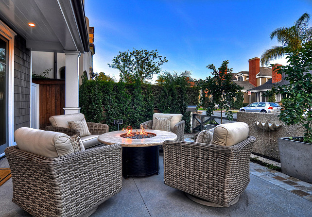 Patio Design Ideas. Patio with comfortable and stylish outdoor furniture. #patio #PatioDecor #OutdoorFurniture