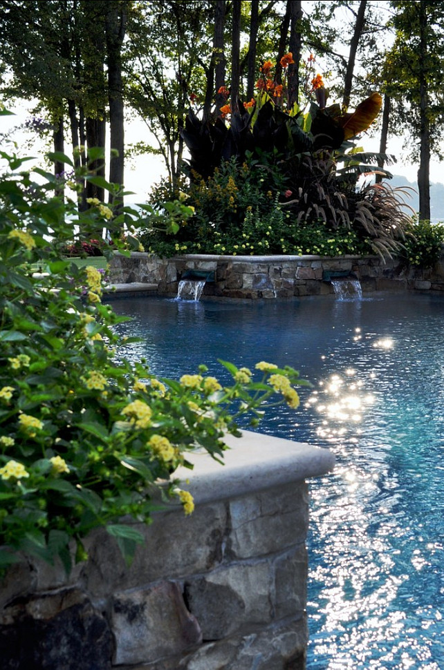 Pool Design Ideas. Inviting pool. Bruce Clodfelter and Associates.