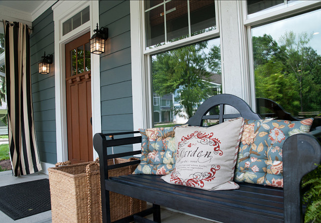 Porch. Front Porch. Front porch decor ideas. #Porch #FrontPorchDecor #PorchDecor Designed by Everything Home by Wendy Langston.