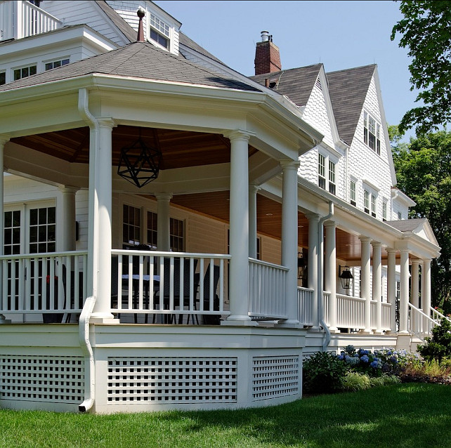 Porch. Porch Ideas. Traditional porch design. #Porch #TraditionalPorch #TraditionalArchitecture