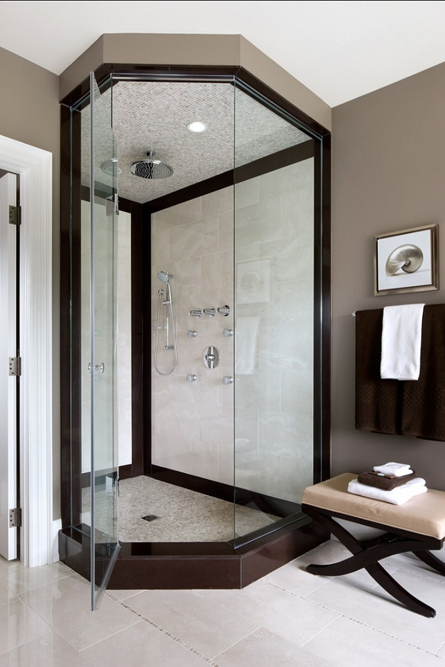 Shower Ideas. Shower Design Ideas. #Shower #ShowerDesign #ShowerDesign Designed by Jane Lockhart.