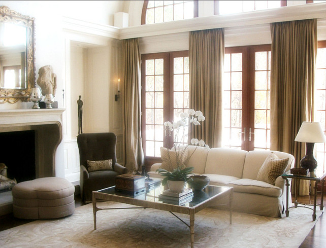 Traditional Living Room. #TraditionalInteriors Designed by Brian Watford ID.