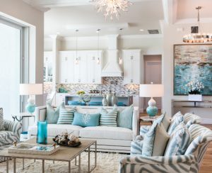 Florida Beach House with Turquoise Interiors - Home Bunch Interior ...