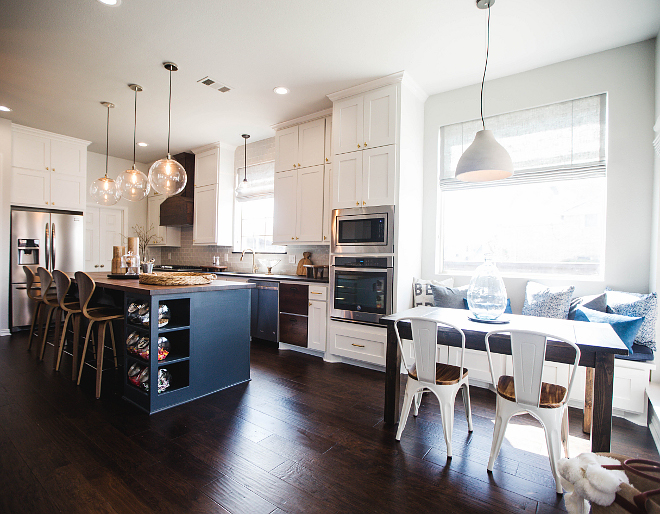 Navy Blue Kitchen - Home Bunch Interior Design Ideas
