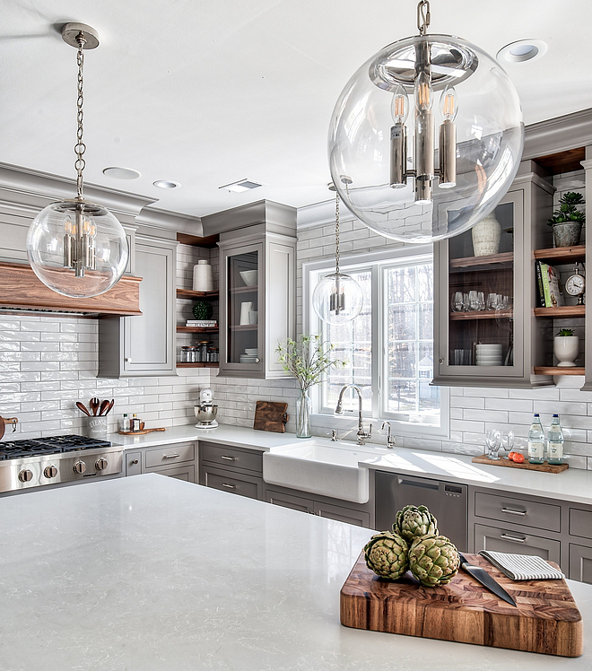 Dark Grey Kitchen - Home Bunch Interior Design Ideas