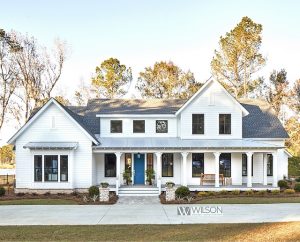 Modern Farmhouse with Front Porch - Home Bunch Interior Design Ideas