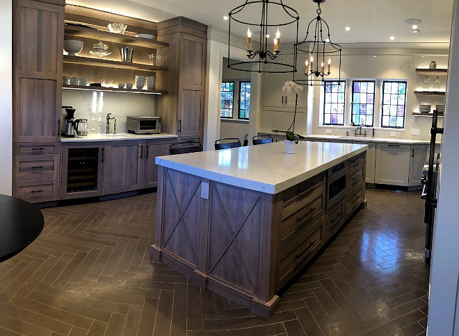 Kitchen Renovation With Grey Stained Oak Cabinets Home Bunch