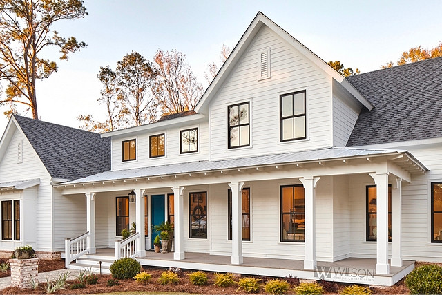 Top 5 White Modern Farmhouse Exteriors Home Bunch Interior Design Ideas
