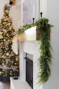 New Home Decorated for Christmas: A Family Starting New Christmas ...