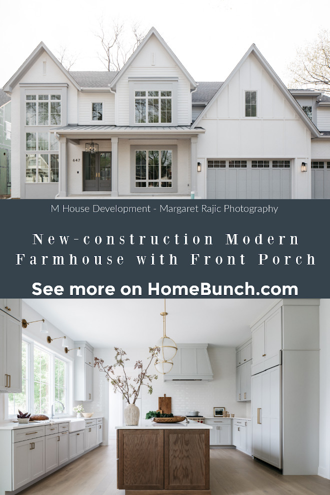 New-construction Modern Farmhouse with Front Porch