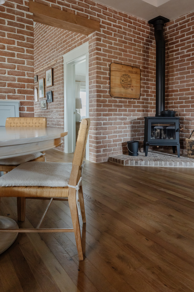 Fixer upper kitchen breakfast room with Wood Burning Stove Fixer upper kitchen breakfast room with Wood Burning Stove #Fixerupper #kitchen #breakfastroom #WoodBurningStove