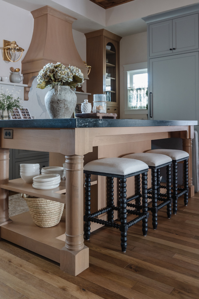 Kitchen island with open shelves on sides Kitchen island with open shelves on sides Kitchen island with open shelves on sides Kitchen island with open shelves on sides #Kitchenisland #Kitchenislandopenshelves