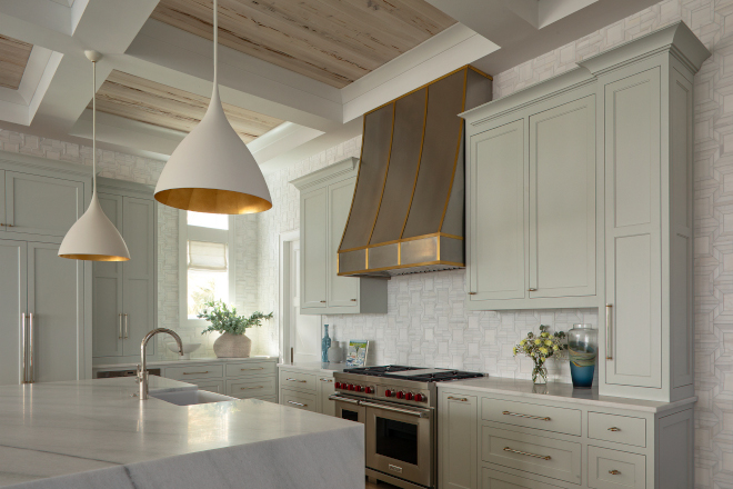 Sloped Design Custom Handcrafted Brushed Stainless Steel Range Hood with Brushed Brass Straps Sloped Design Custom Handcrafted Brushed Stainless Steel Range Hood with Brushed Brass Straps #SlopedDesignRangeHood #Handcrafted #Brushed #SlopedStainlessSteelRangeHood #BrushedBrassStraps #StainlessSteelRangeHood