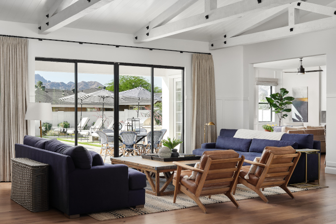 Navy sofa ideas There is nothing more coastal than a pair of navy sofas They add a classic coastal vibe with a touch of sophistication #Navysofa #sofaideas #coastal #sofas #classiccoastal #coastalvibe #sophistication