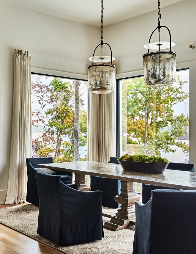 Neutral Coastal Dining Room