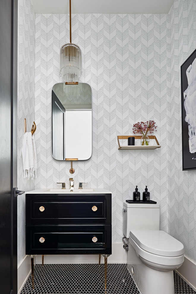 Black and White Bathroom