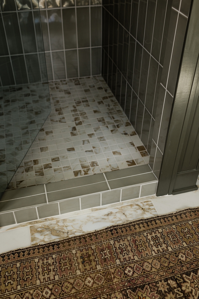 Shower tile and Shower Pan Tile combination