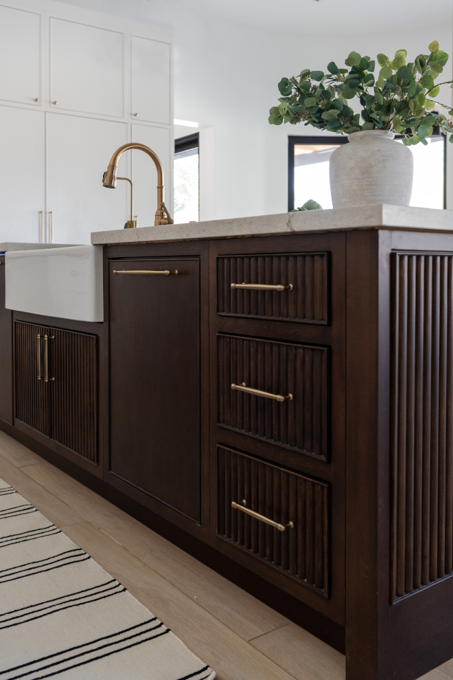 Reeded kitchen island in Minwax Dark Walnut stain Reeded kitchen island in Minwax Dark Walnut stain Reeded kitchen island in Minwax Dark Walnut stain Reeded kitchen island in Minwax Dark Walnut stain Reeded kitchen island in Minwax Dark Walnut stain #Reededkitchenisland #MinwaxDarkWalnut #stain