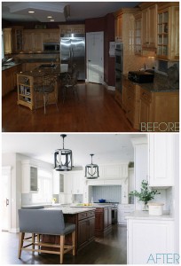 Before-And-After Double Island Kitchen Renovation - Home Bunch Interior ...