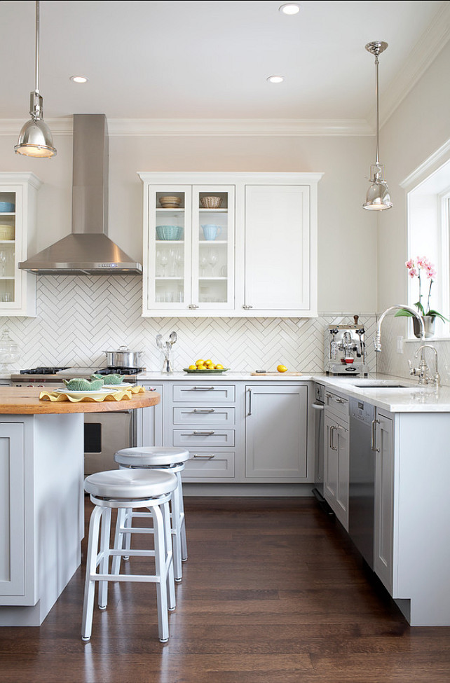 French White Kitchen Design - Home Bunch Interior Design Ideas