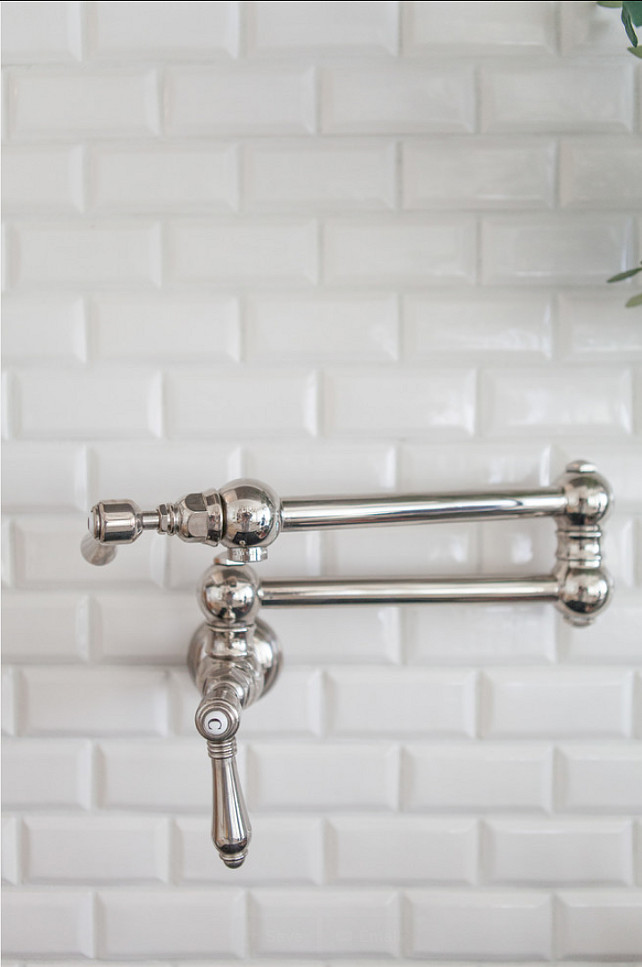 Backsplahs. Kitchen Backsplash Ideas. Beveled Subway Tile Backsplash.