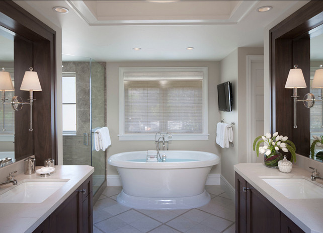 Bathroom. Bathroom Ideas. Classic bathroom design. #Bathroom #BathroomDesign #BathroomIdeas