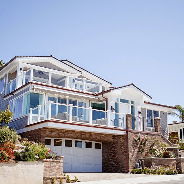 Beach House with Neutral Color Palette - Home Bunch ...