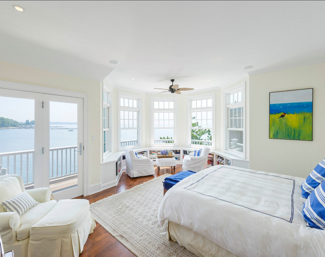 Bedroom. Bedroom Decor. Coastal Bedroom. Bedroom with coastal decor and soothing neutral color palette. #Bedroom #BedroomDecor #BedroomIdeas #BedroomDesign #CoastalBedroom #CoastalDecor Via Sotheby's Homes.