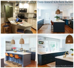 Before and After Two-toned Kitchen Reno - Home Bunch Interior Design Ideas