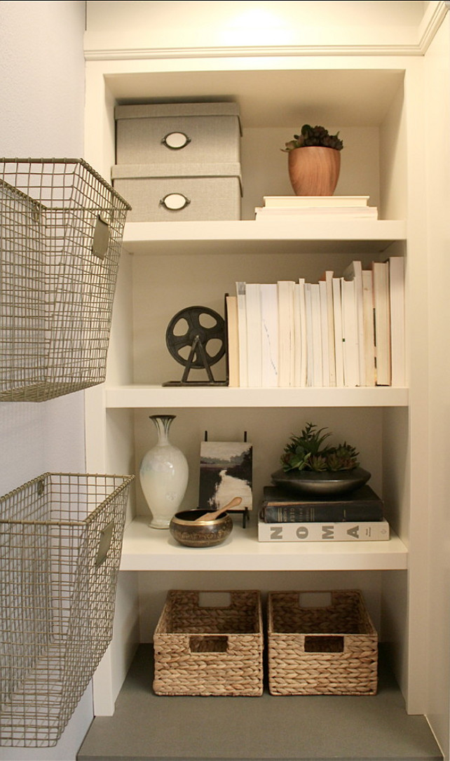 Bookcase Decor. Grea ideas for bookcase decor. #BookcaseDecor Nagwa Seif Interior Design.