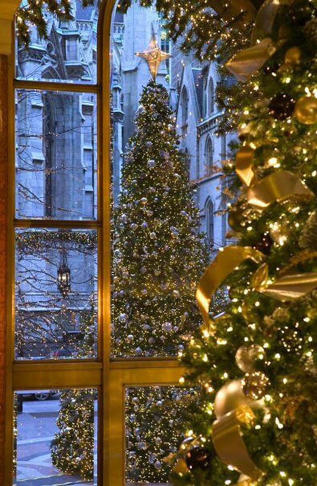 Inspiring Christmas Tree Ideas. Christmas Tree Ideas. #ChristmasTreeIdeas Via Bread & Olives.