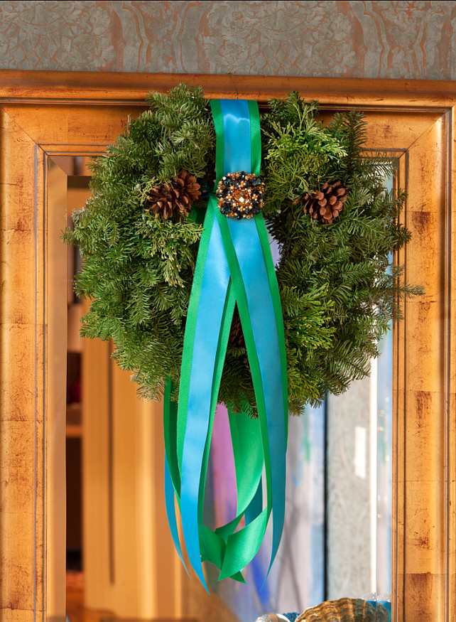 Christmas Wreath. Christmas Wreath Ideas. Tobi Fairley Interior Design.