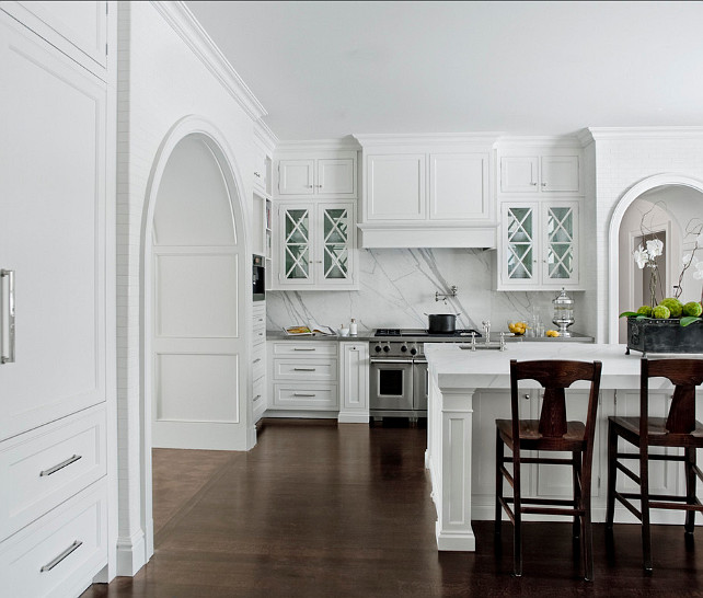 Kitchen with Hidden Pantry - Home Bunch Interior Design Ideas