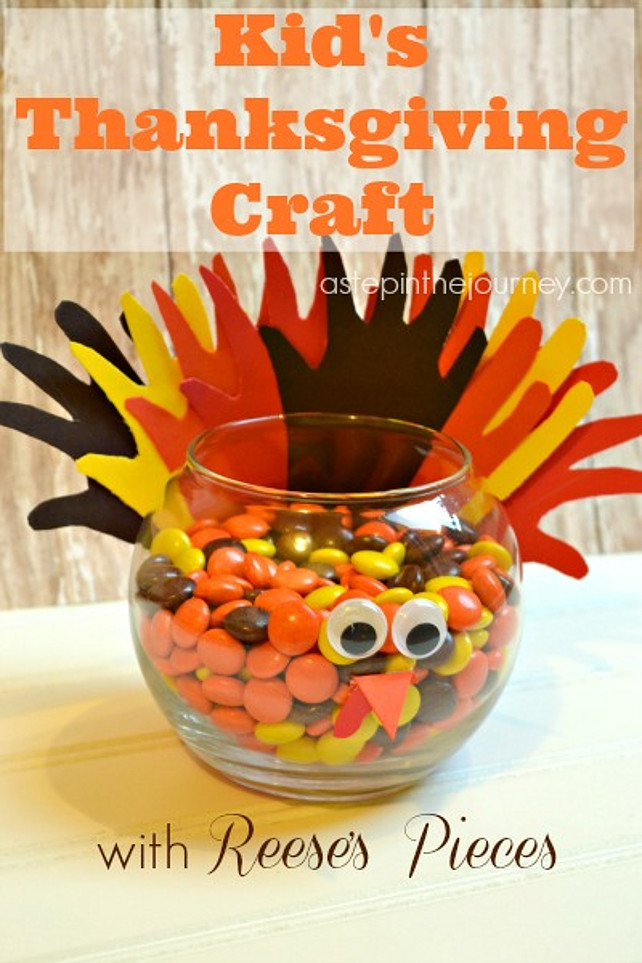 DIY Kids Thanksgiving Projects. DIY Kid’s Thanksgiving Craft. Via A Step in the Journey.