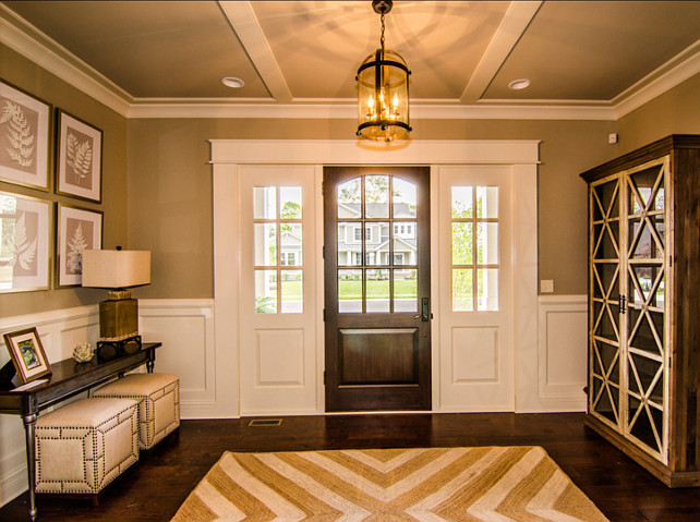 Entryway. Entryway Design. The entryway was kept very soft and used a mixture of textures. #Entryway #Foyer #EntrywayDesign #FoyerDesign