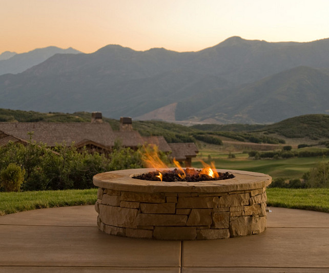 Fire Pit. Firepit Ideas. #Firepit Cameo Homes Inc.