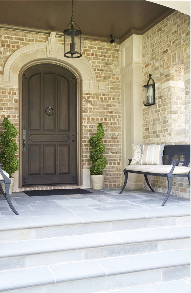 Front Door. Traditional Front Door Ideas. #Door #FrontDoor Designed by Brian Watford ID. #FrontEntry