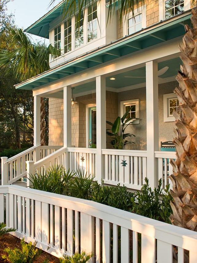 Front Porch. Coastal Inspired front porch. #Porch #FrontPorch #PorchIdeas