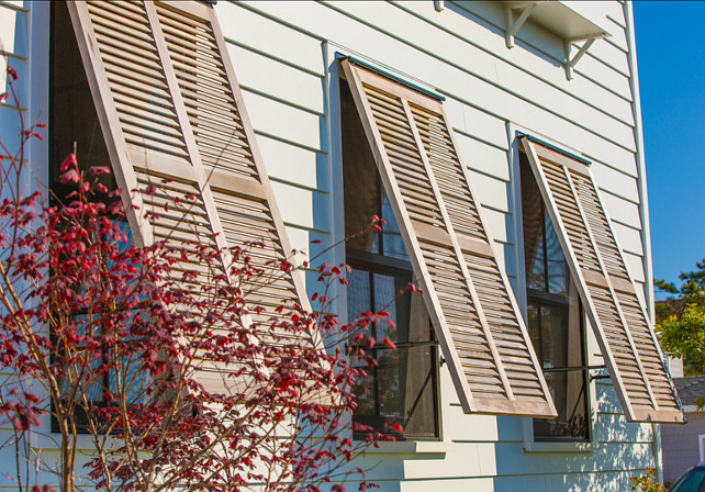 Hurricane Shutters. Stylish hurricane shutters. #HurricaneShutters #Shutter