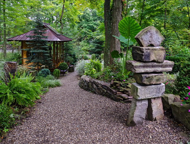 Japanese Garden Ideas. Japanese Tea House. Miriam's River House Designs, LLC