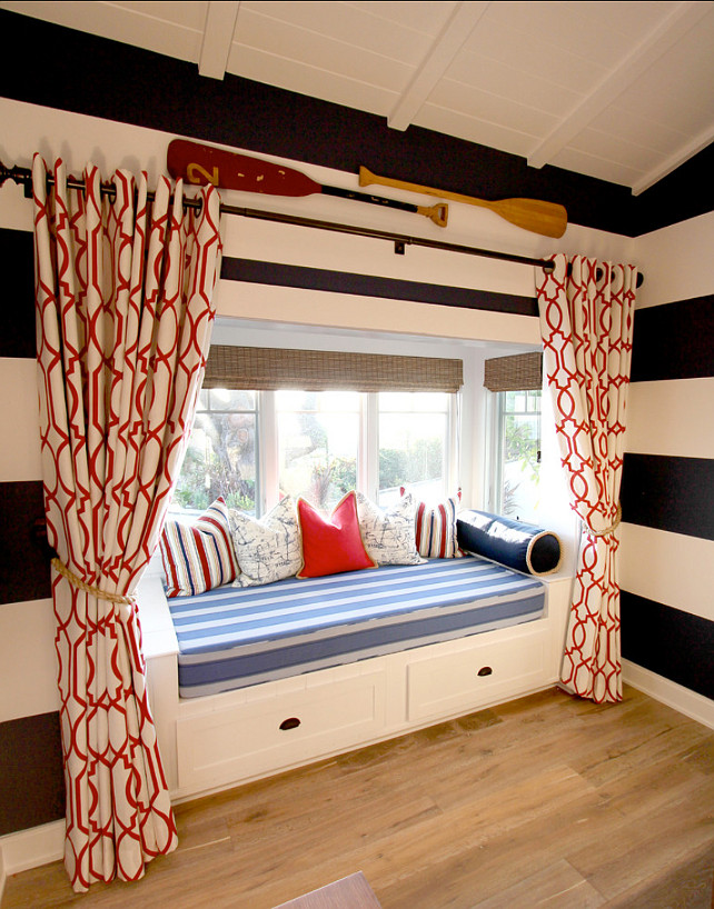 Kids Bedroom Ideas. Coastal Kids Bedroom. #CoastalBedroom #KidsBedroom #KidsBedroomDecor Nagwa Seif Interior Design.